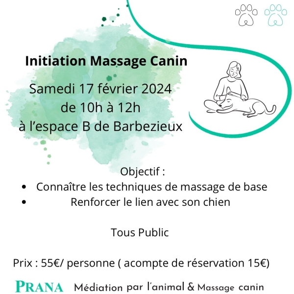 initiation massage canin